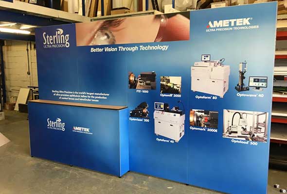 Exhibition stand graphics
