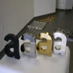 3D letters sample