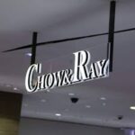 Front lit Flash Cut letter hunging sign