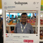 Custom social media frame board printing for events in Dubai UAE