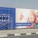 Construction hoarding graphics and fence banner printing in Dubai UAE