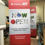 Portable roll up banner stand for advertising in Dubai UAE