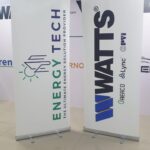 Portable roll up banner stand for advertising in Dubai UAE