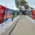 Construction hoarding graphics and fence banner printing in Dubai UAE
