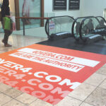 Custom floor sticker printing for shops and malls in Dubai UAE